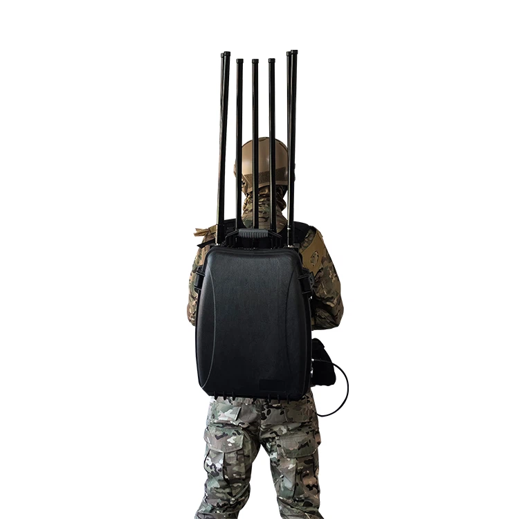 8 Antenna Backpack Portable Anti Drone System FPV