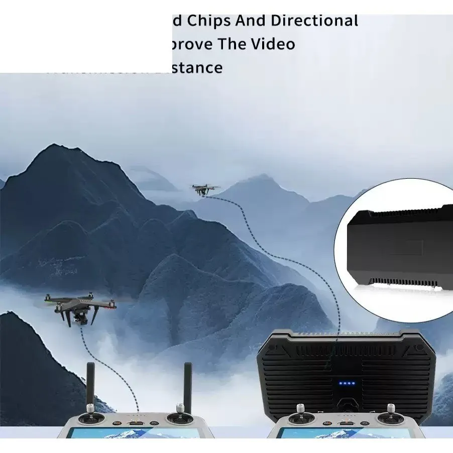 2.4G 5.8G 10W 8000mAh Drone Signal Booster For RC-2 factory 2.4G 5.8G 10W 8000mAh Drone Signal Booster For RC-2 factory